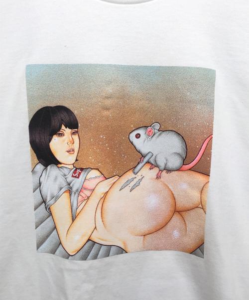 SUPREME（シュプリーム）SUPREME (シュプリーム) Mouse Tee/マウス ティー ホワイト サイズ:XLの古着・服飾アイテム