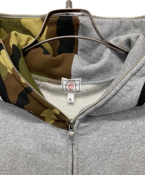 A BATHING APE（ア ベイシング エイプ）A BATHING APE (ア ベイシング エイプ) 1st Shark Full Zip Hoodie グレー サイズ:XLの古着・服飾アイテム