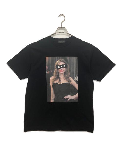 GOD SELECTION XXX（ゴッドセレクショントリプルエックス）GOD SELECTION XXX (ゴッドセレクショントリプルエックス) プリントTシャツ ブラック サイズ:Mの古着・服飾アイテム
