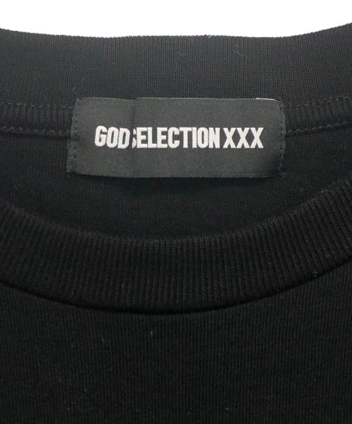 GOD SELECTION XXX（ゴッドセレクショントリプルエックス）GOD SELECTION XXX (ゴッドセレクショントリプルエックス) プリントTシャツ ブラック サイズ:Mの古着・服飾アイテム