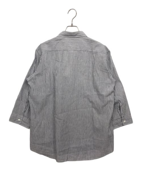 SHIPS（シップス）SHIPS (シップス) Herdmans コットン/リネン 7スリーブシャツ ネイビー サイズ:M 未使用品の古着・服飾アイテム