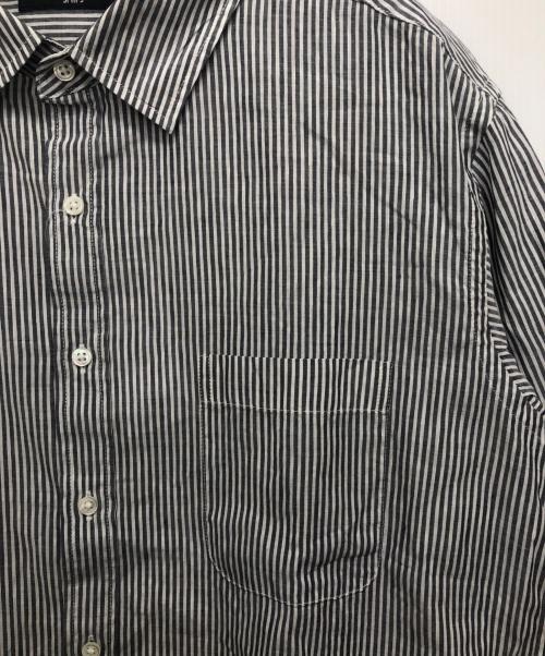 SHIPS（シップス）SHIPS (シップス) Herdmans コットン/リネン 7スリーブシャツ ネイビー サイズ:M 未使用品の古着・服飾アイテム