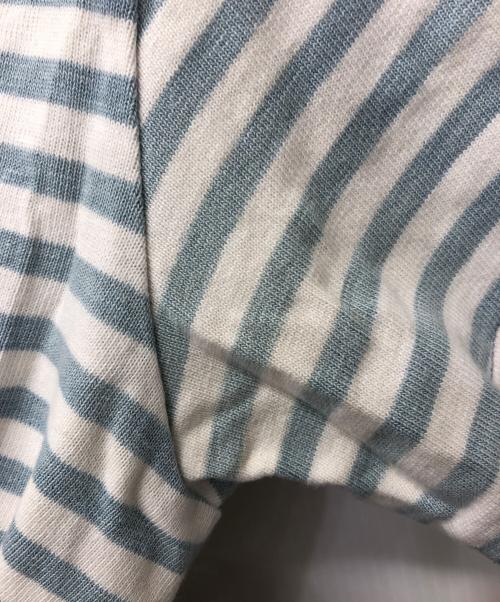 VISVIM（ビズビム）VISVIM (ビズビム) ボーダー半袖Ｔシャツ スカイブルー サイズ:2の古着・服飾アイテム