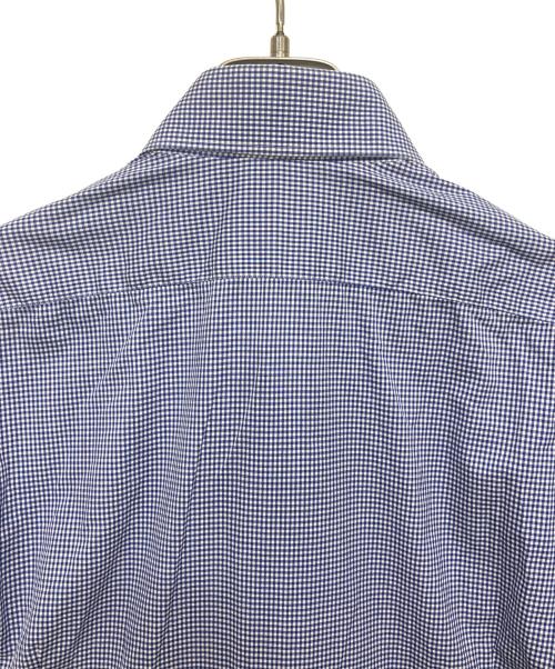 kiton（キートン）Kiton (キートン) チェックシャツ ネイビー サイズ:記載なしの古着・服飾アイテム