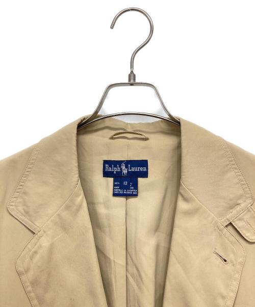 RALPH LAUREN（ラルフローレン）RALPH LAUREN (ラルフローレン) テーラードジャケット ベージュ サイズ:SIZE 12の古着・服飾アイテム