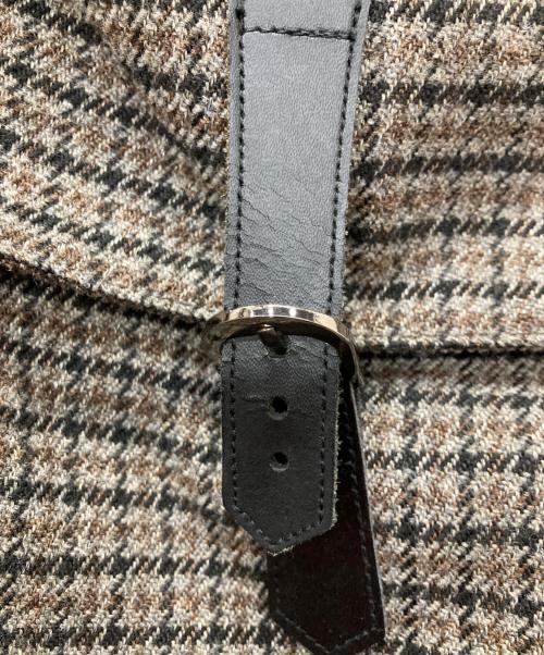 kooi（コーイ）kooi (コーイ) MULTI-COLOR CHECK DUFFLE COAT ブラウン サイズ:2の古着・服飾アイテム