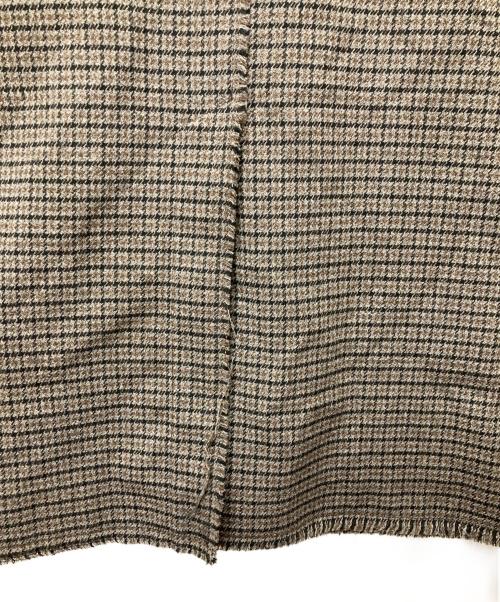 kooi（コーイ）kooi (コーイ) MULTI-COLOR CHECK DUFFLE COAT ブラウン サイズ:2の古着・服飾アイテム