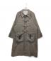 kooi（コーイ）の古着「MULTI-COLOR CHECK DUFFLE COAT」｜ブラウン
