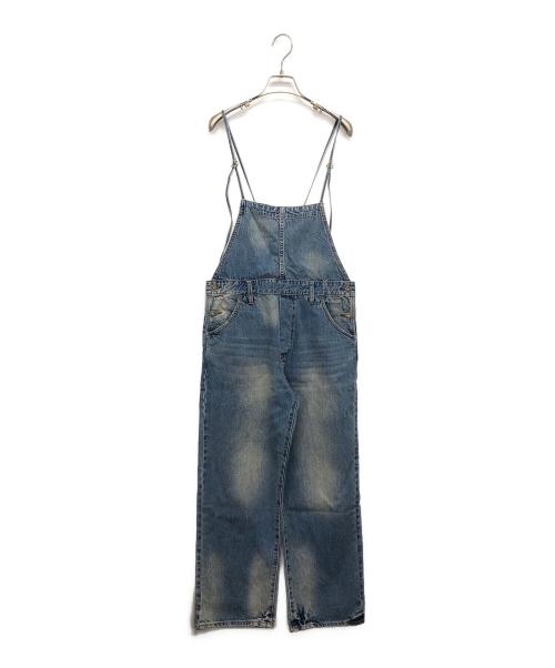 Whim Gazette（ウィムガゼット）Whim Gazette (ウィムガゼット) DENIM ALL IN ONE インディゴ サイズ:Fの古着・服飾アイテム