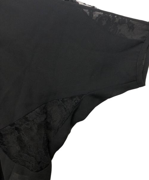 JUNYA WATANABE COMME des GARCONS（ジュンヤワタナベ コムデギャルソン）JUNYA WATANABE COMME des GARCONS ((ジュンヤワタナベ コムデギャルソン) レース切替ブラウス ブラック サイズ:XSの古着・服飾アイテム