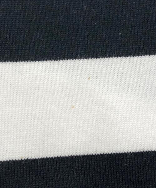 JUNYA WATANABE COMME des GARCONS（(ジュンヤワタナベ コムデギャルソン）JUNYA WATANABE COMME des GARCONS ((ジュンヤワタナベ コムデギャルソン) 変形ボーダーカットソー ホワイト サイズ:記載なしの古着・服飾アイテム