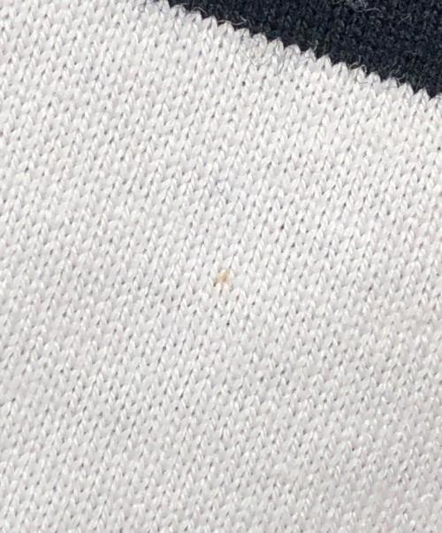 JUNYA WATANABE COMME des GARCONS（(ジュンヤワタナベ コムデギャルソン）JUNYA WATANABE COMME des GARCONS ((ジュンヤワタナベ コムデギャルソン) 変形ボーダーカットソー ホワイト サイズ:記載なしの古着・服飾アイテム