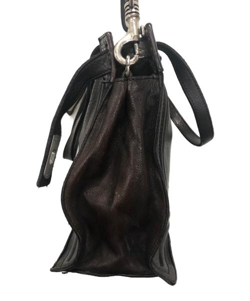campomaggi（カンポマッジ）campomaggi (カンポマッジ) Shopping Bag/レザースタッズ2Wayバッグ ブラウンの古着・服飾アイテム