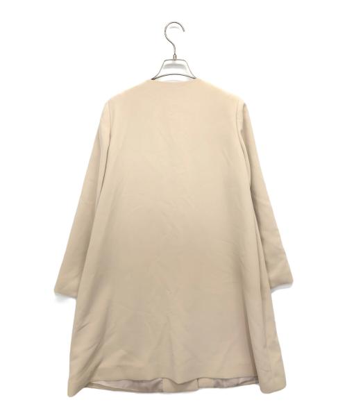 Kaene（カエン）kaene (カエン) ノーカラーコート ベージュ サイズ:Fの古着・服飾アイテム