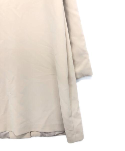 Kaene（カエン）kaene (カエン) ノーカラーコート ベージュ サイズ:Fの古着・服飾アイテム