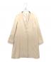kaene（カエン）の古着「ノーカラーコート」｜ベージュ