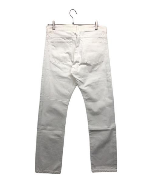 beautiful people（ビューティフルピープル）beautiful people (ビューティフルピープル) セルビッチデニムパンツ ホワイト サイズ:L 未使用品の古着・服飾アイテム