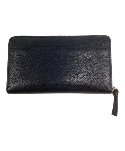 TORY BURCH（トリーバーチ）TORY BURCH (トリーバーチ) ラウンドジップウォレット ブラックの古着・服飾アイテム