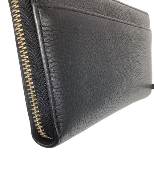 TORY BURCH（トリーバーチ）TORY BURCH (トリーバーチ) ラウンドジップウォレット ブラックの古着・服飾アイテム