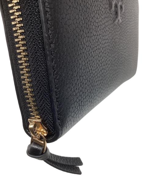 TORY BURCH（トリーバーチ）TORY BURCH (トリーバーチ) ラウンドジップウォレット ブラックの古着・服飾アイテム
