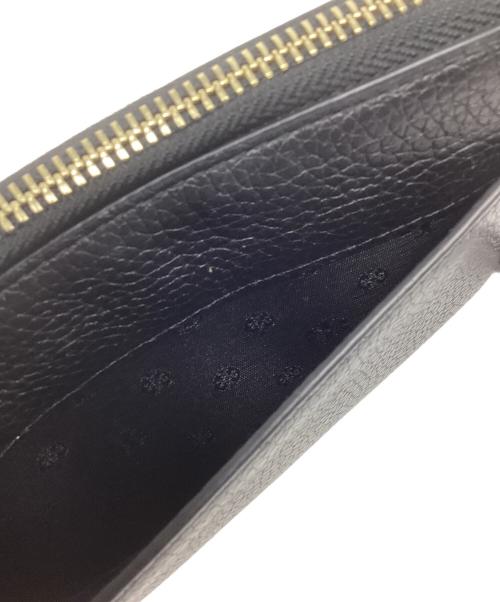 TORY BURCH（トリーバーチ）TORY BURCH (トリーバーチ) ラウンドジップウォレット ブラックの古着・服飾アイテム