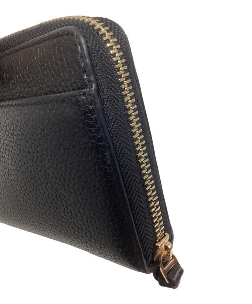 TORY BURCH（トリーバーチ）TORY BURCH (トリーバーチ) ラウンドジップウォレット ブラックの古着・服飾アイテム