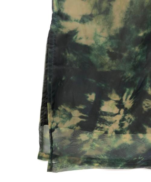 RIM.ARK（リムアーク）RIM.ARK (リムアーク) Exuding texture sheer SK グリーン サイズ:36の古着・服飾アイテム