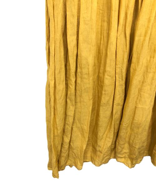 maison de soil（メゾンドソイル）maison de soil (メゾンドソイル) ブラウスワンピース イエロー サイズ:2の古着・服飾アイテム