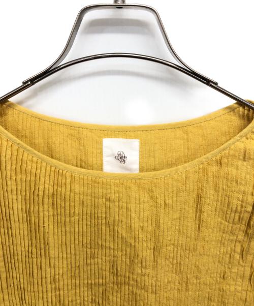 maison de soil（メゾンドソイル）maison de soil (メゾンドソイル) ブラウスワンピース イエロー サイズ:2の古着・服飾アイテム