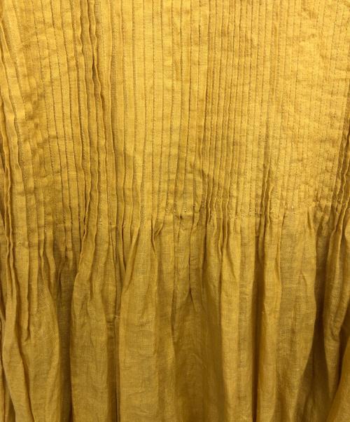 maison de soil（メゾンドソイル）maison de soil (メゾンドソイル) ブラウスワンピース イエロー サイズ:2の古着・服飾アイテム