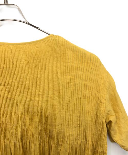 maison de soil（メゾンドソイル）maison de soil (メゾンドソイル) ブラウスワンピース イエロー サイズ:2の古着・服飾アイテム