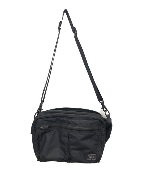 PORTER（ポーター）PORTER (ポーター) Passenger Message (パッセンジャーメッセージ) TRIBE ショルダーバッグ ブラックの古着・服飾アイテム