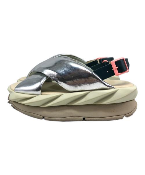 4ccccees（フォーシーズ）4ccccees (フォーシーズ) サンダル シルバー サイズ:36の古着・服飾アイテム