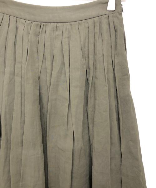 MACKINTOSH LONDON（マッキントッシュ ロンドン）MACKINTOSH LONDON (マッキントッシュ ロンドン) ガスボイルオーガンジースカート カーキ サイズ:36の古着・服飾アイテム