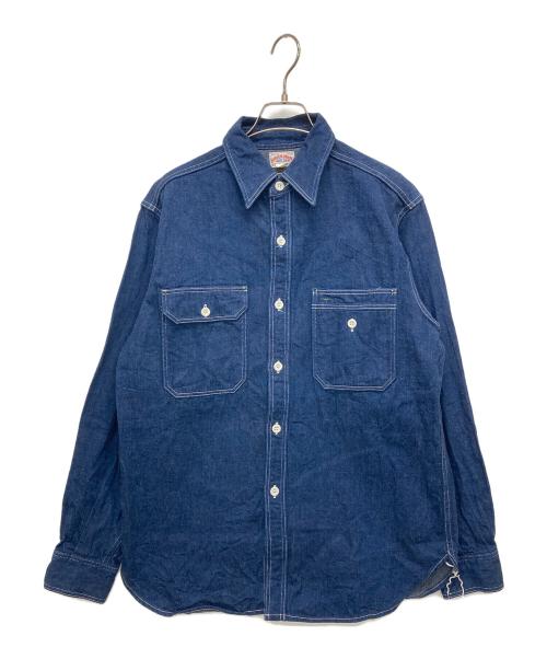 JOE McCOY’S（ジョーマッコイ）JOE McCOY’S (ジョーマッコイ) デニムワークシャツ インディゴ サイズ:16の古着・服飾アイテム