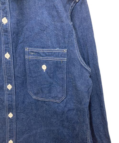JOE McCOY’S（ジョーマッコイ）JOE McCOY’S (ジョーマッコイ) デニムワークシャツ インディゴ サイズ:16の古着・服飾アイテム