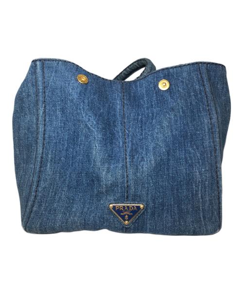 PRADA（プラダ）PRADA (プラダ) カナパデニムトートバッグ インディゴの古着・服飾アイテム