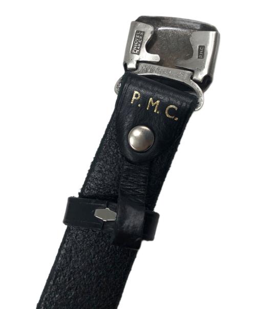 PHIGVEL MAKERS（フィグベルマーカーズ）PHIGVEL MAKERS (フィグベルマーカーズ) ヒコックレザーベルト ブラックの古着・服飾アイテム