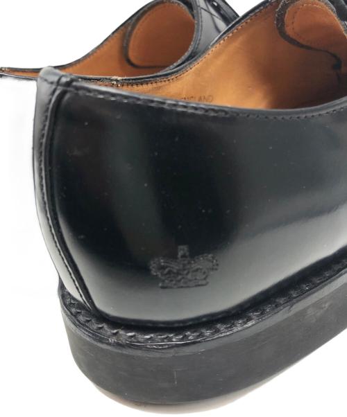 SANDERS（サンダース）SANDERS (サンダース) Officer Shoe Polishin Leather ブラック サイズ:25の古着・服飾アイテム