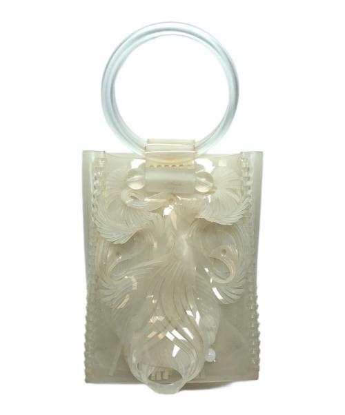 Mame Kurogouchi（マメクロゴウチ）mame kurogouchi (マメクロゴウチ) Transparent Sculptural Mini Handbag アイボリーの古着・服飾アイテム