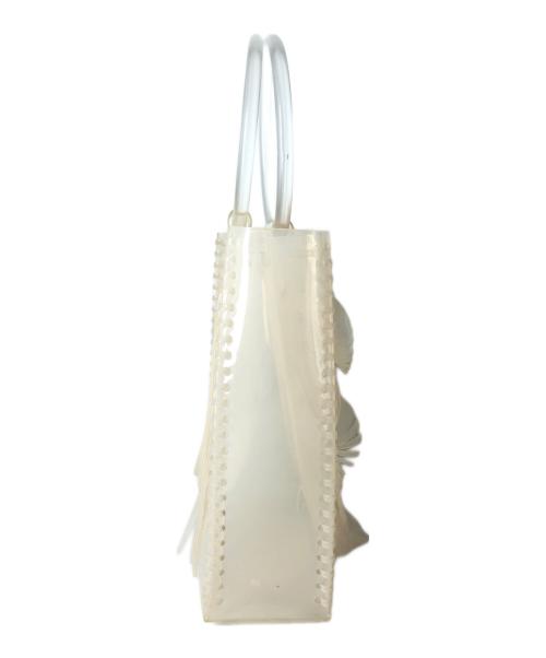 Mame Kurogouchi（マメクロゴウチ）mame kurogouchi (マメクロゴウチ) Transparent Sculptural Mini Handbag アイボリーの古着・服飾アイテム