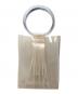 mame kurogouchi (マメクロゴウチ) Transparent Sculptural Mini Handbag アイボリー：17000円