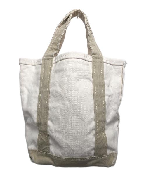 L.L.Bean（エルエルビーン）L.L.Bean (エルエルビーン) 80sミニハンドバッグ ホワイトの古着・服飾アイテム