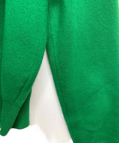 CABAN（キャバン）CABaN (キャバン) コットンカシミヤ クルーネックカーディガン グリーン サイズ:XSの古着・服飾アイテム