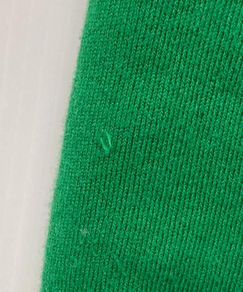 CABAN（キャバン）CABaN (キャバン) コットンカシミヤ クルーネックカーディガン グリーン サイズ:XSの古着・服飾アイテム