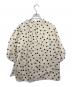 BALLSEY (ボールジィ) コットンシルクドットプリント ネックギャザーブラウス ベージュ サイズ:S：6000円