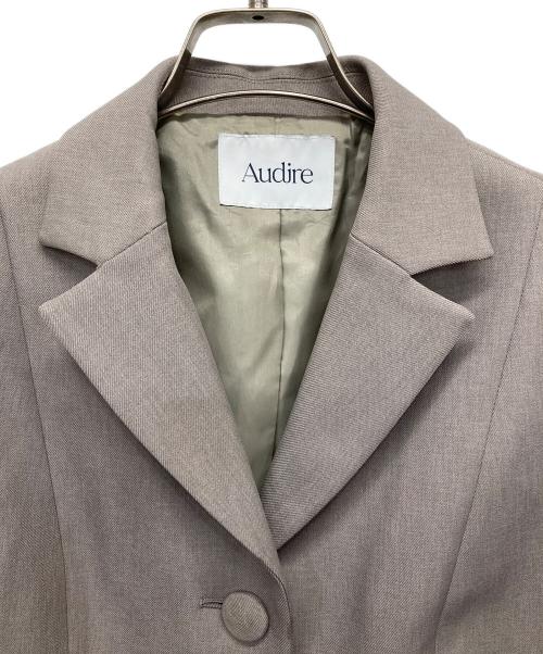Audire（アウディーレ）audire (アウディーレ) Noble short jacket グレー サイズ:Sの古着・服飾アイテム