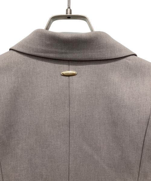 Audire（アウディーレ）audire (アウディーレ) Noble short jacket グレー サイズ:Sの古着・服飾アイテム