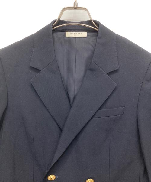 MACPHEE（マカフィー）MACPHEE (マカフィー) ウールギャバジン ダブルブレストジャケット ネイビー サイズ:36の古着・服飾アイテム