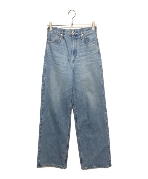 upper hights（アッパーハイツ）upper hights (アッパーハイツ) THE NIECE ワイドストレートデニム インディゴ サイズ:22の古着・服飾アイテム